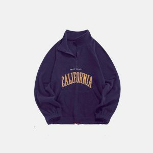 vintage california fleece sweatshirt   retro & cozy streetwear icon 6784