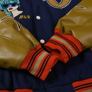 vintage embroidered varsity jacket iconic & youthful style 1787