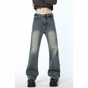 vintage high waist denim jeans chic & timeless appeal 7861