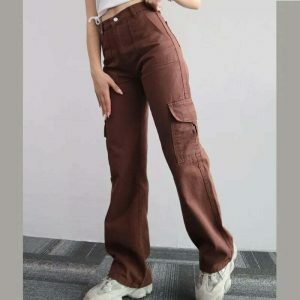 vintage highwaist straight pants sleek & timeless style 1936