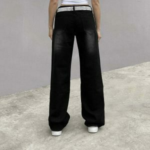 vintage low rise pants sleek design & youthful appeal 3313