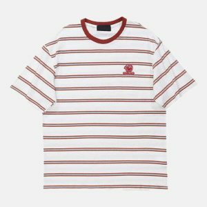 vintage striped tee   youthful & chic streetwear staple 6595