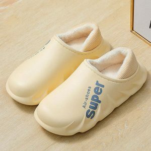 waterproof cotton insole slippers cozy & durable comfort 1053