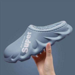 waterproof cotton insole slippers cozy & durable comfort 1201