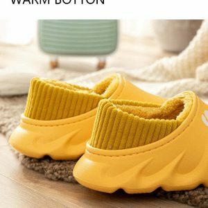 waterproof cotton insole slippers cozy & durable comfort 1540