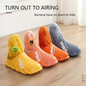 waterproof cotton insole slippers cozy & durable comfort 3351