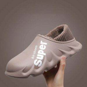 waterproof cotton insole slippers cozy & durable comfort 3502