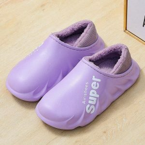 waterproof cotton insole slippers cozy & durable comfort 8364