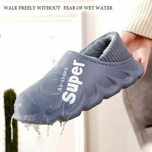 waterproof cotton insole slippers cozy & durable comfort 8651