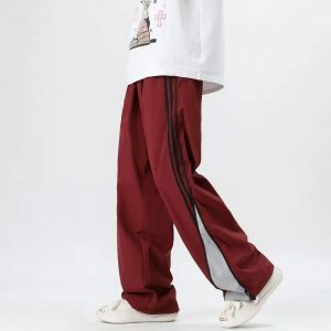 y2k baggy sports pants loose & youthful streetwear staple 1842