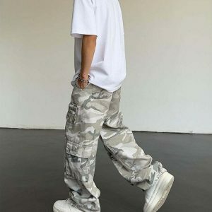 y2k camo cargo pants   urban & youthful streetwear icon 5209