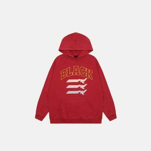 y2k embroidered oversized hoodie bold lettering & style 7048