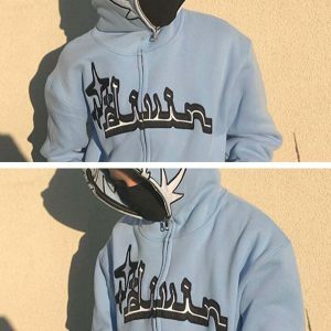 y2k fullzip hoodies   retro & youthful streetwear essential 3249