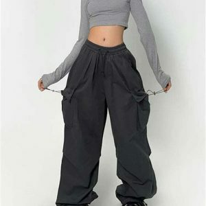 y2k oversized cargo pants urban & chic streetwear essential 1259