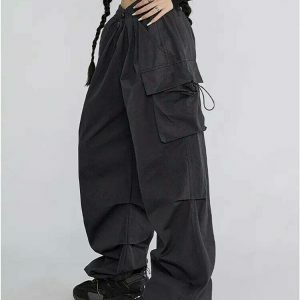 y2k oversized cargo pants urban & chic streetwear essential 2846