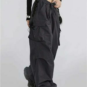 y2k oversized cargo pants urban & chic streetwear essential 5718