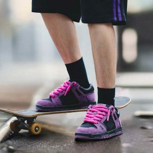 y2k purple cyberpunk sneakers iconic & vibrant streetwear kicks 6574