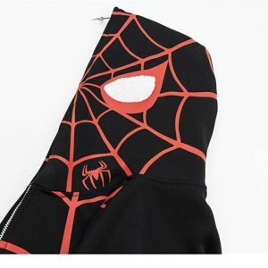 y2k spider embroidered hoodie oversized & edgy comfort 6668