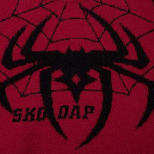 y2k spider sweater   iconic web design urban trendsetter 5868