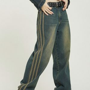 y2k vintage baggy jeans for women   chic & timeless style 1129