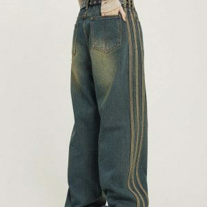 y2k vintage baggy jeans for women   chic & timeless style 8163