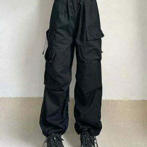 y2k vintage cargo pants   loose & youthful streetwear icon 1525