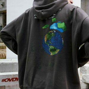 youthful 'life is good' earth hoodie   eco chic & vibrant 1979