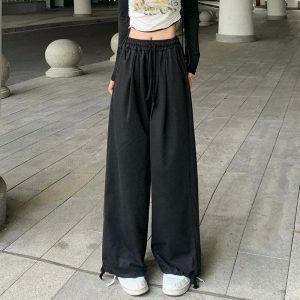 youthful baggy drawstring sweatpants for women street chic 6228