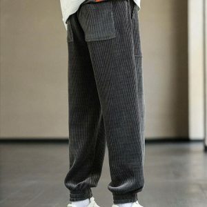 youthful baggy sweatpants sleek drawstring design 3192