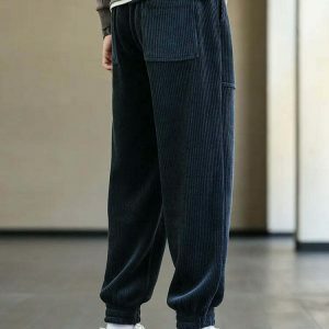 youthful baggy sweatpants sleek drawstring design 6472