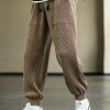 youthful baggy sweatpants sleek drawstring design 6606