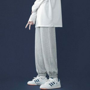 youthful baggy sweatpants straight leg comfort style 5990