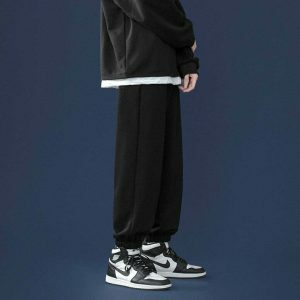 youthful baggy sweatpants straight leg comfort style 8365