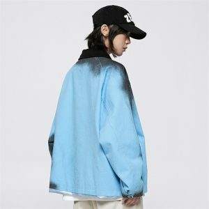 youthful baggy windbreaker jacket   streetwear icon 6892