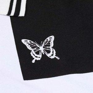 youthful butterfly polo t shirt   chic & vibrant streetwear 2800