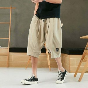 youthful calf length baggy shorts casual & trendy fit 2084