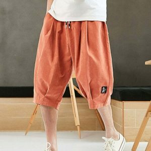 youthful calf length baggy shorts casual & trendy fit 3598