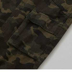 youthful camo cargo pants mid waist & streetwise comfort 3024