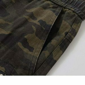 youthful camo cargo pants mid waist & streetwise comfort 4108