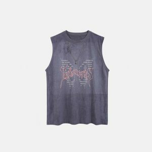 youthful chained butterfly tank top   streetwear icon 1453