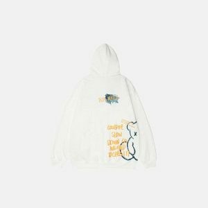 youthful crashed bear hoodie streetwear icon 6905