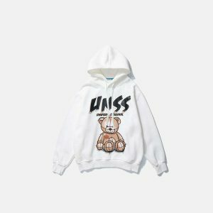 youthful devil bear hoodie casual & iconic streetwear 1115