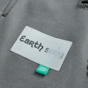 youthful earth ripped sweatpants blank & trendy design 2954