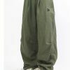 youthful elastic waist baggy pants streetwear comfort 2364