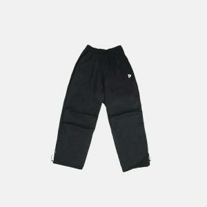 youthful elastic waist baggy pants streetwear comfort 5964