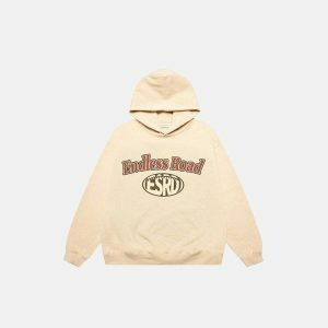 youthful endless road hoodie oversized & trendy comfort 2124