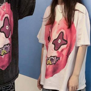 youthful heart monster tee   bold print & streetwear vibe 4527