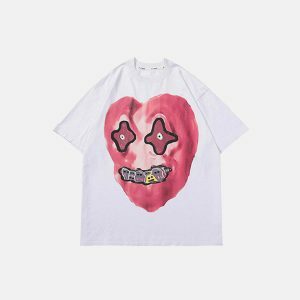 youthful heart monster tee   bold print & streetwear vibe 6354