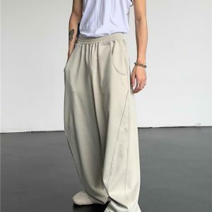 youthful high waist pants loose & chic comfort fit 3976