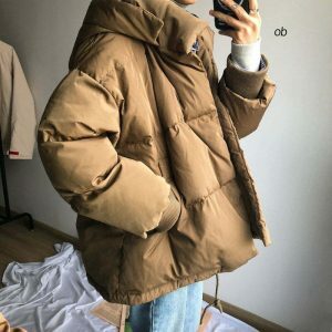 youthful korean puffer jacket casual winter essential 3997